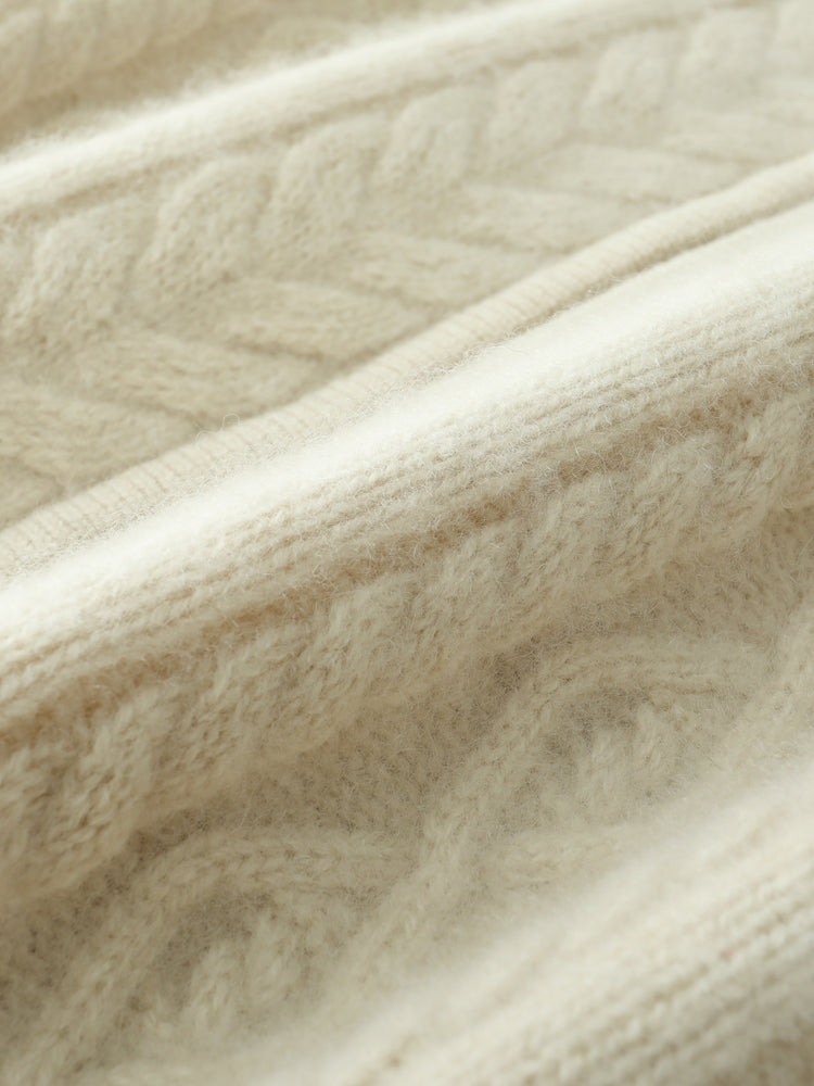 Cardigan Heritage en mélange de cachemire