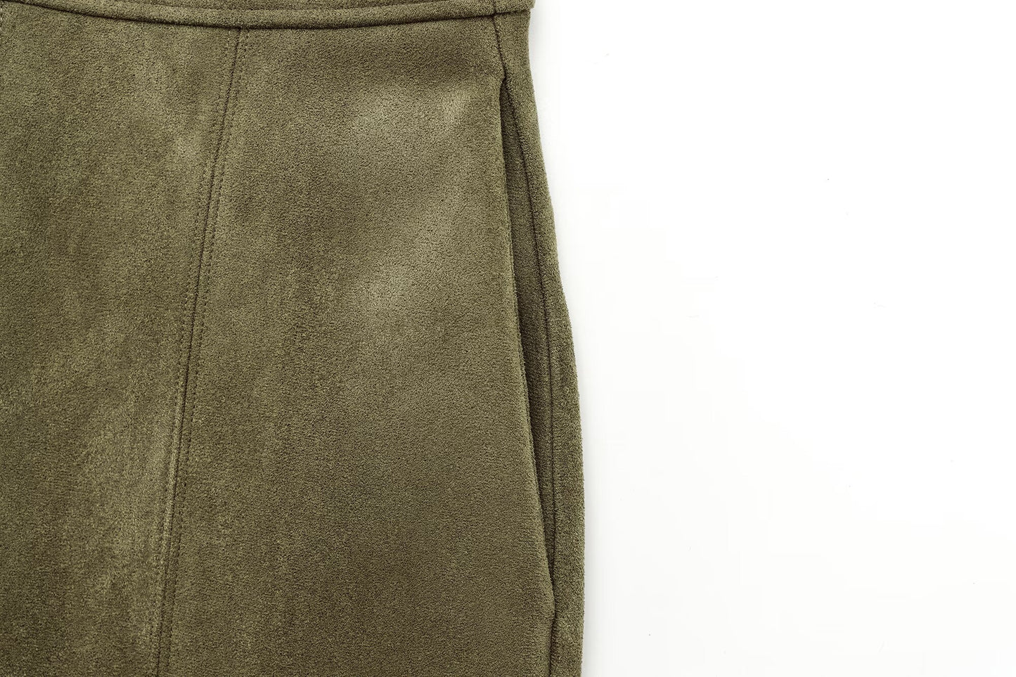 Suede Long Sleeve Lapel Jacket & High-Waist Shorts for Women | 2025 Vintage Streetwear Style