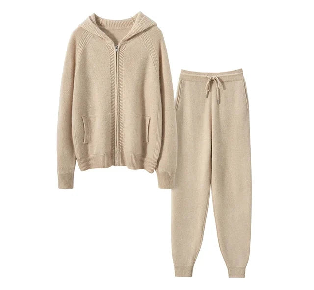 Ensemble confort luxe en cachemire