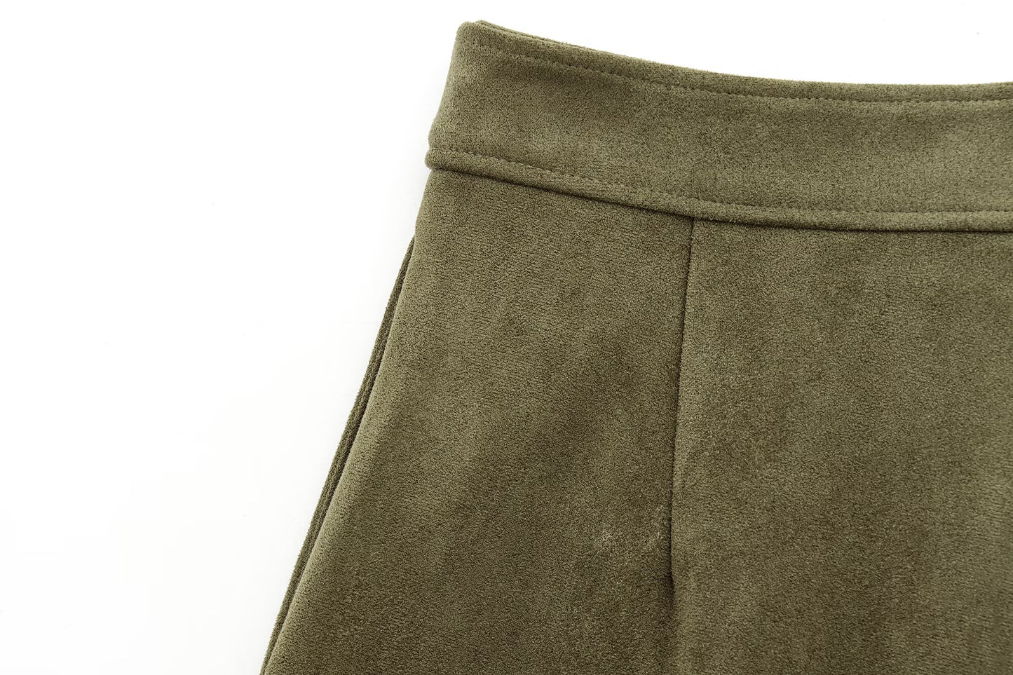 Suede Long Sleeve Lapel Jacket & High-Waist Shorts for Women | 2025 Vintage Streetwear Style