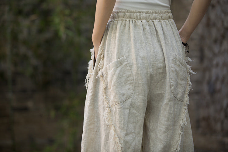 Pantalon patchwork bohème