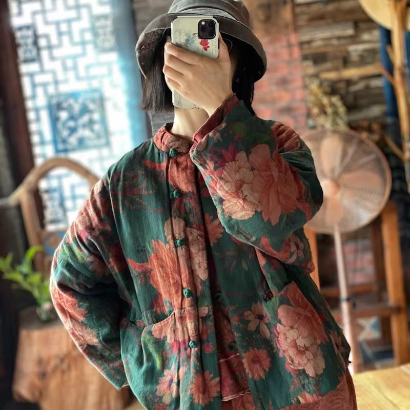 Veste en lin vintage Bloom