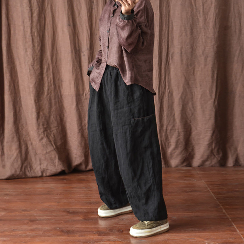 Pantalon large vintage confortable