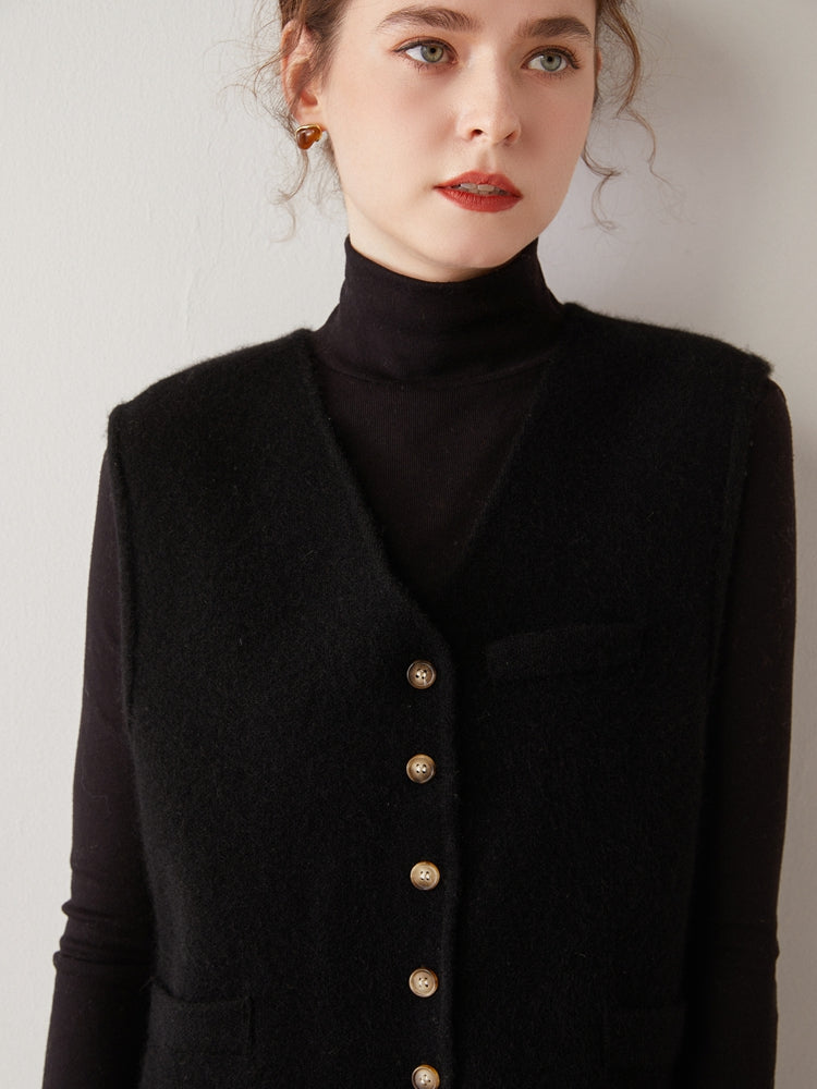Gilet en cachemire noble