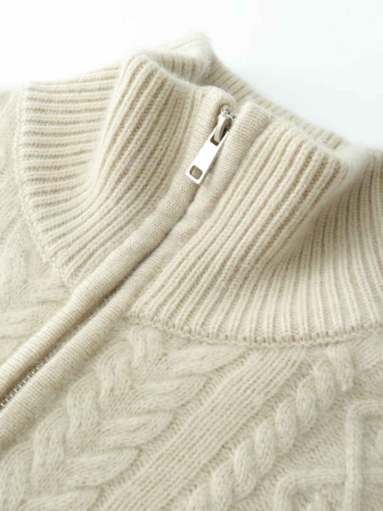 Cardigan Heritage en mélange de cachemire