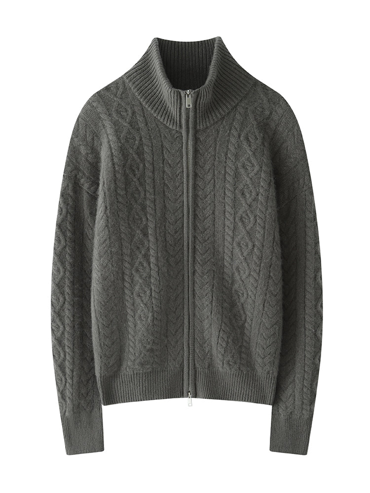 Cardigan Heritage en mélange de cachemire