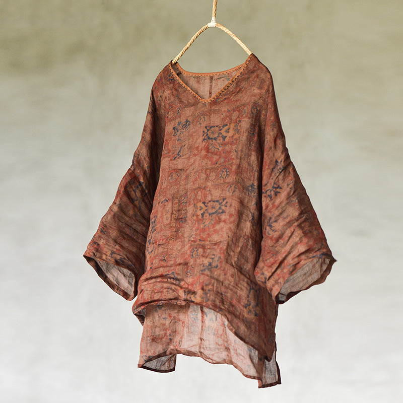 Vintage Mystic Flora Rami Blouse