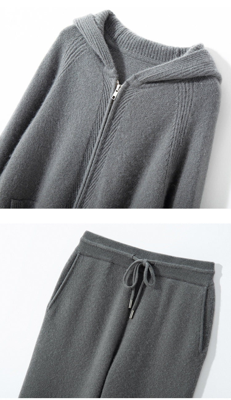 Ensemble confort luxe en cachemire