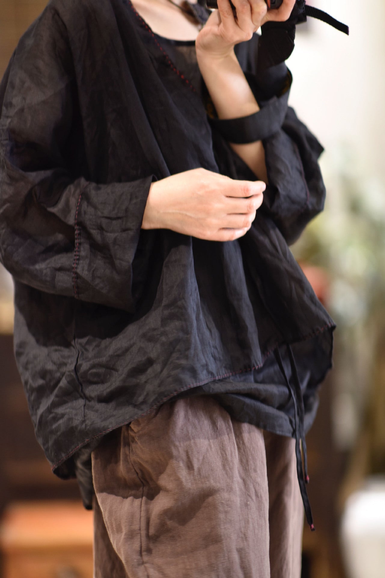 Cardigan élégant en rami