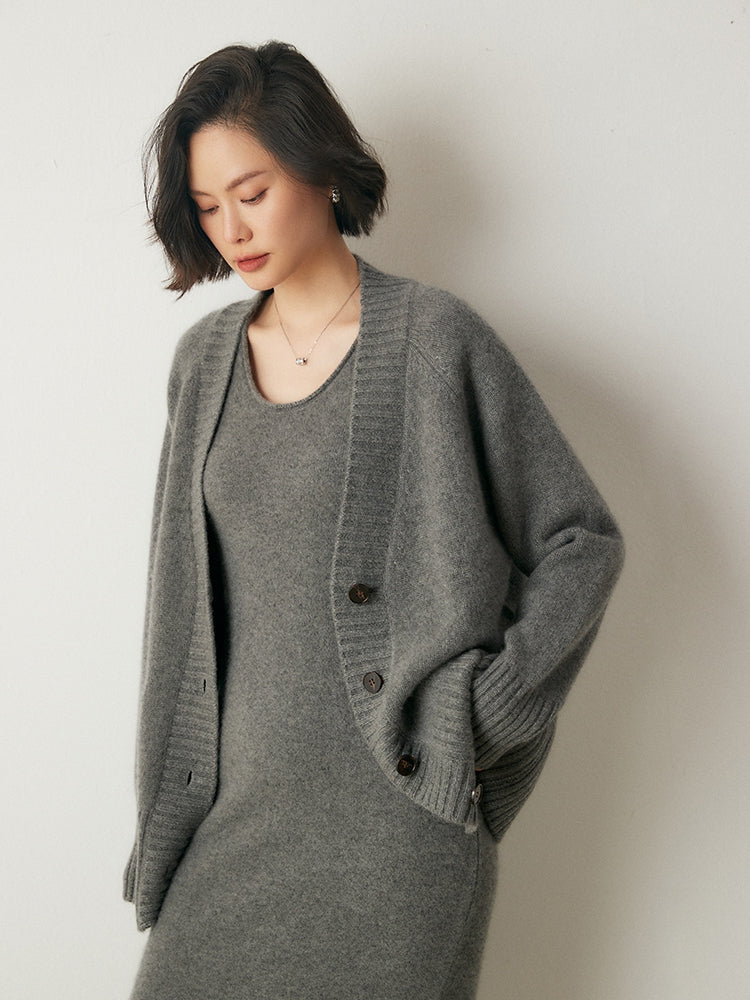 Robe en cachemire confortable et luxueuse