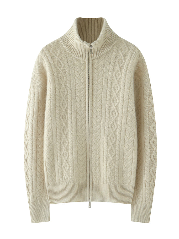 Cardigan Heritage en mélange de cachemire
