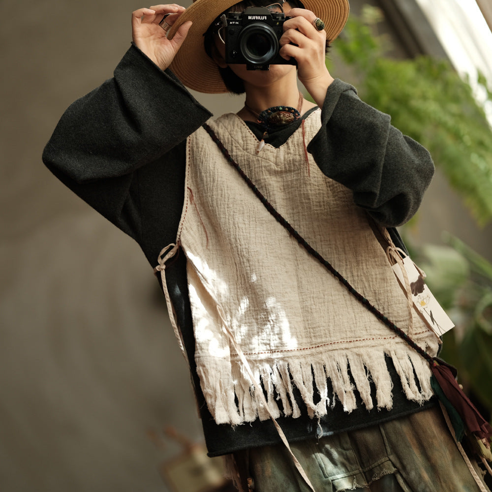Chemisier en lin Boho Breeze