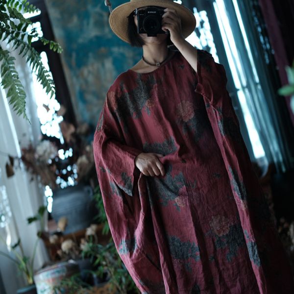 Boho Floral Rami Dress