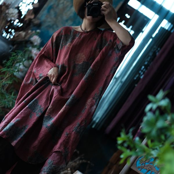 Boho Floral Rami Dress