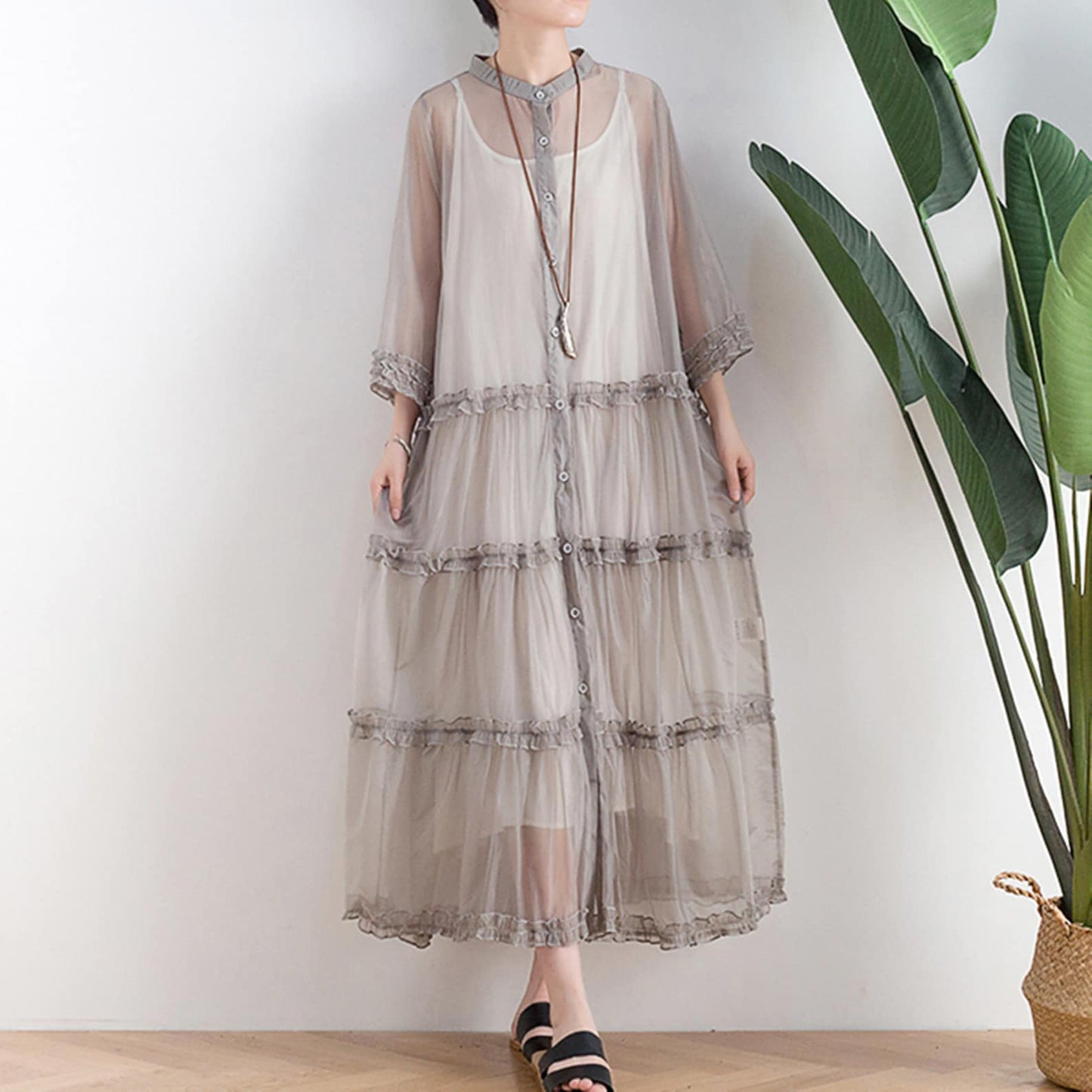 Robe en mousseline CloudLight