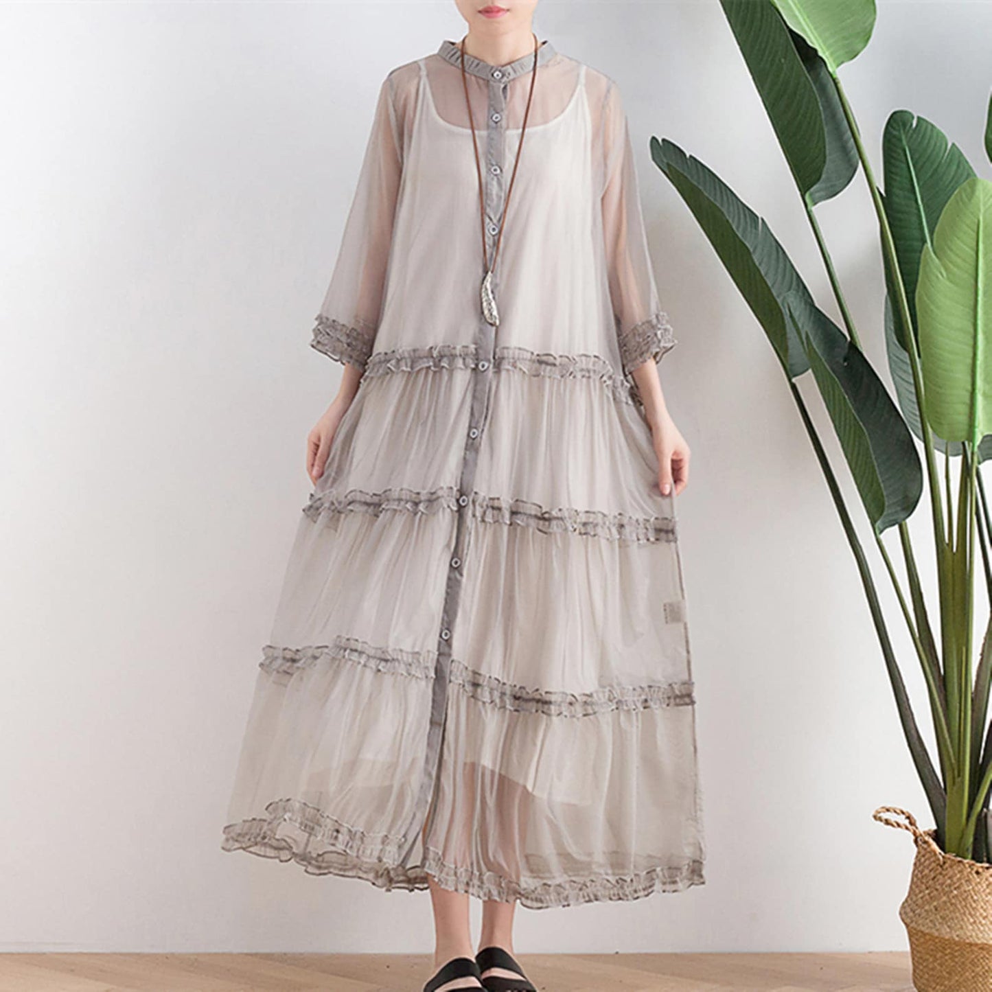 Robe en mousseline CloudLight