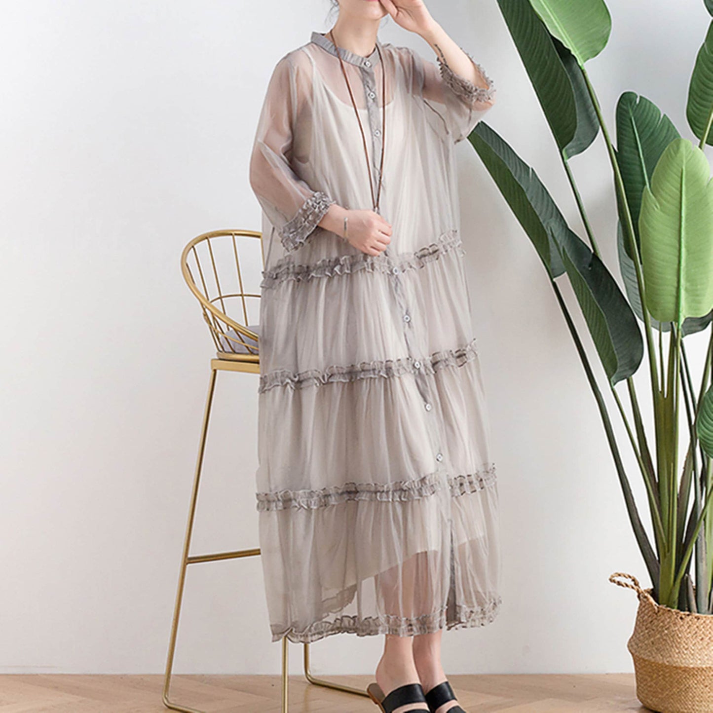 Robe en mousseline CloudLight