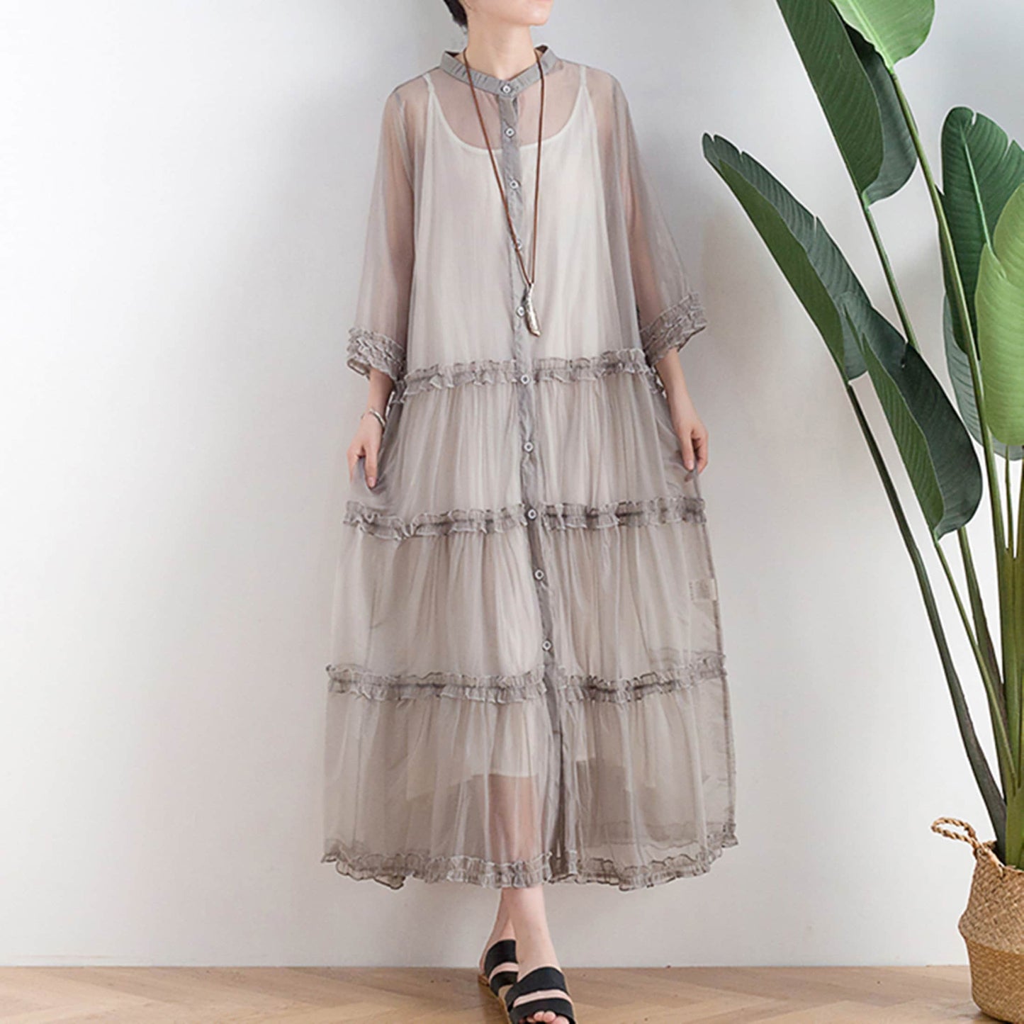Robe en mousseline CloudLight