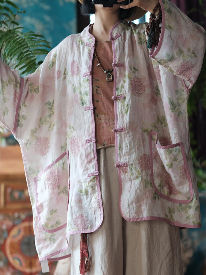 Vintage Floral Wind Jacket