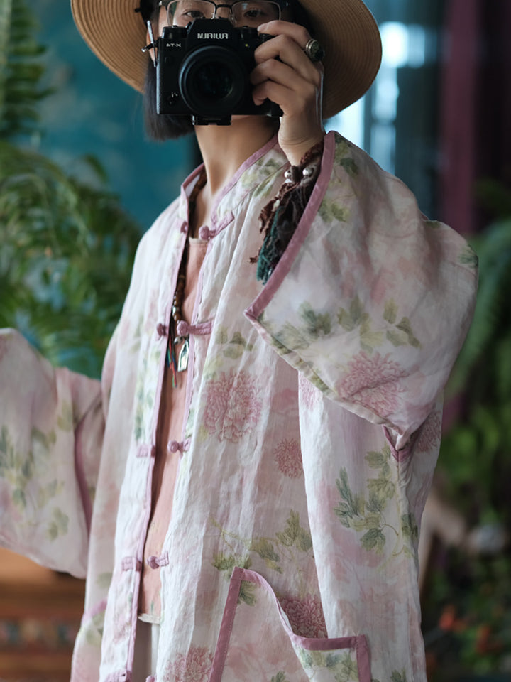 Vintage Floral Wind Jacket