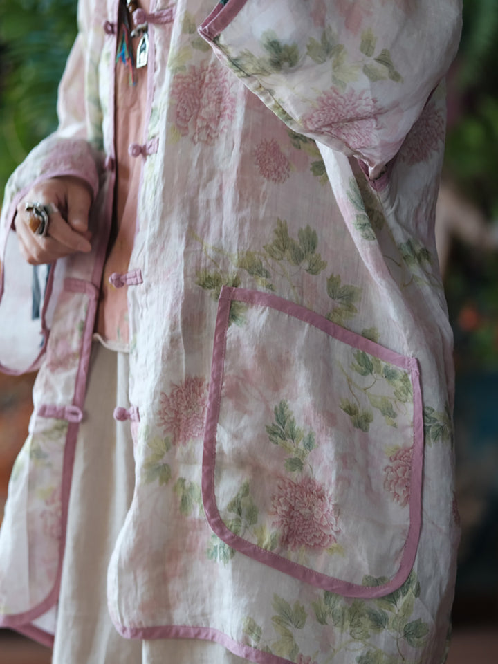 Vintage Floral Wind Jacket