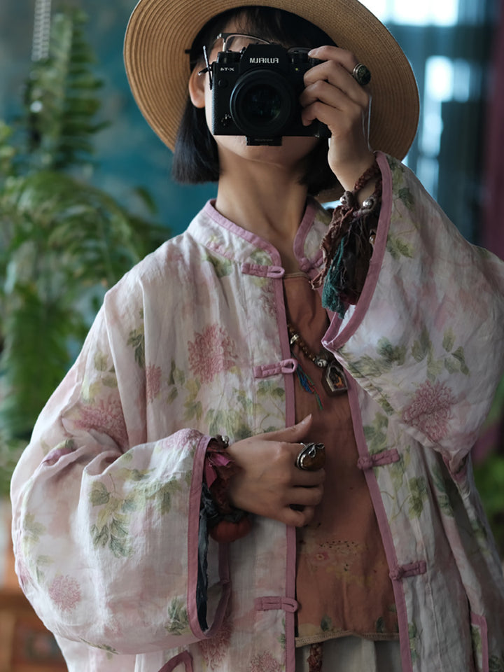 Vintage Floral Wind Jacket