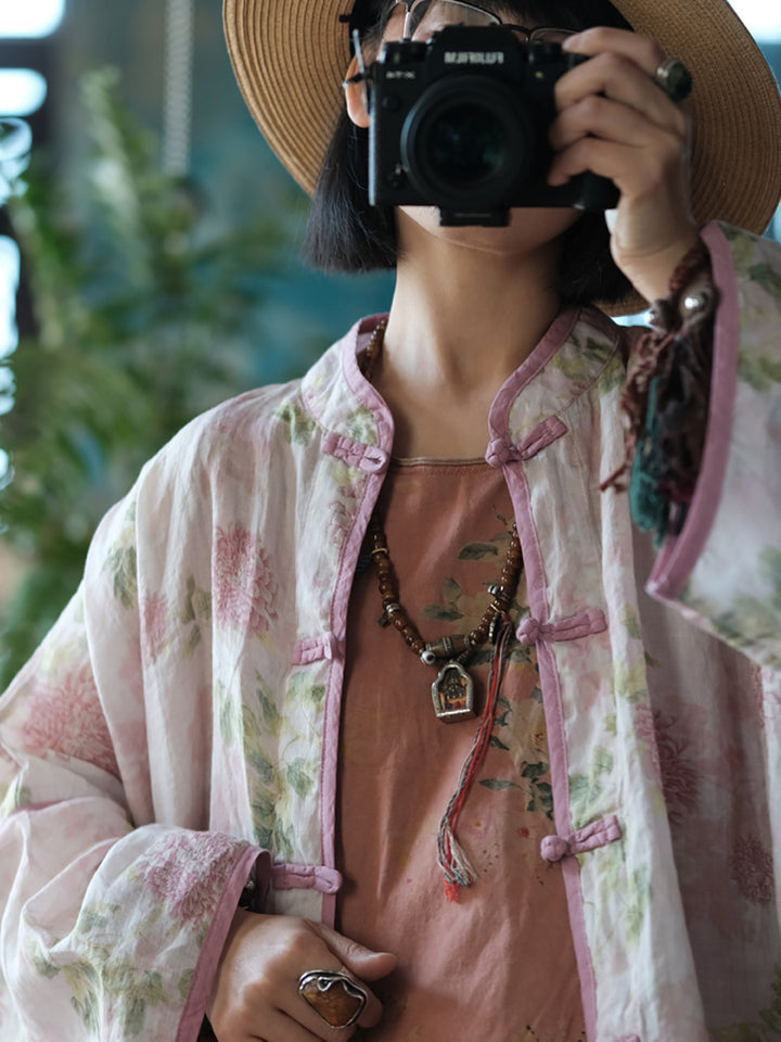 Vintage Floral Wind Jacket