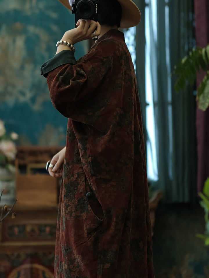 Ember Peacock Corduroy Tunic Dress