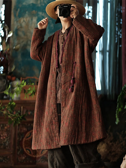 Vintage Blossom Cotton Coat