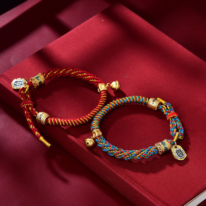 Pulsera Tibetana Om Mani Padme Hum con Amuleto Zakiram