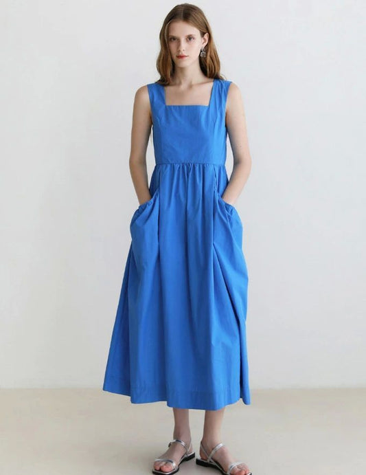 BlueEase Midi Dress