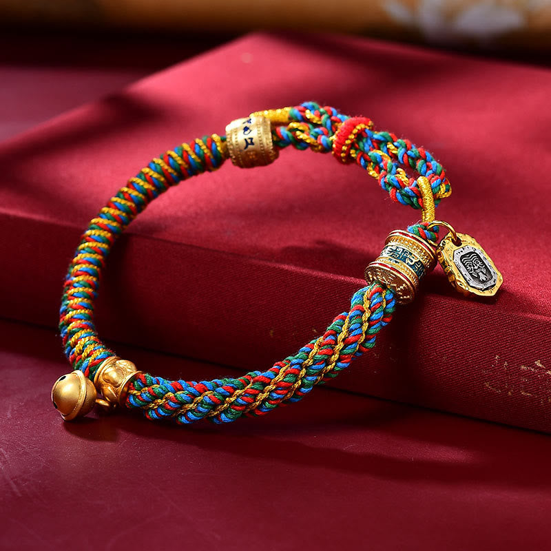 Pulsera Tibetana Om Mani Padme Hum con Amuleto Zakiram