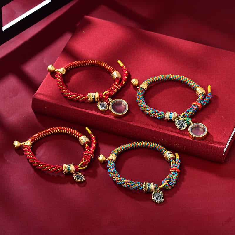 Pulsera Tibetana Om Mani Padme Hum con Amuleto Zakiram