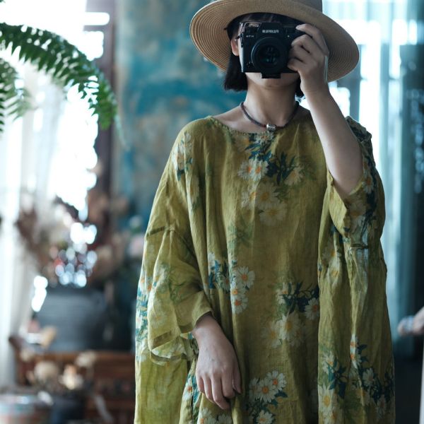Boho Floral Rami Dress