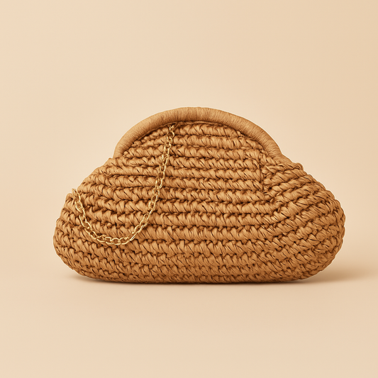 Palma Crossbody Woven Straw Bag
