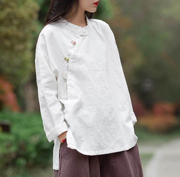 Lotus Linen Blouse