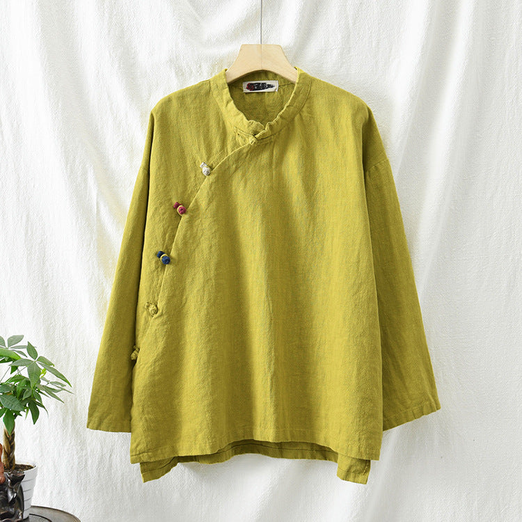 Lotus Linen Blouse