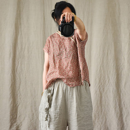 Bohemian Linen Loose Pants