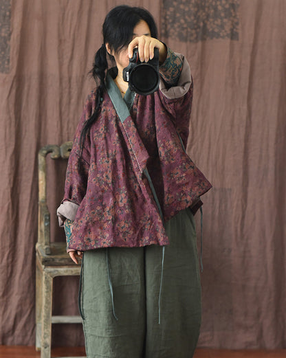 Vintage Bloom Contrast Jacket