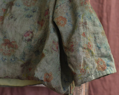 Vintage Bloom Contrast Jacket