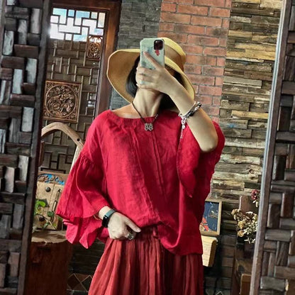 Vintage  Ruby Blouse