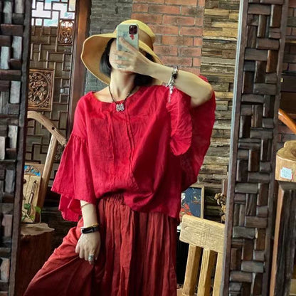 Vintage  Ruby Blouse