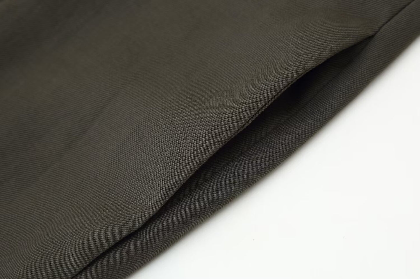 Vintage High-Waist Pleated Wide-Leg Trousers – Winter Loose Fit