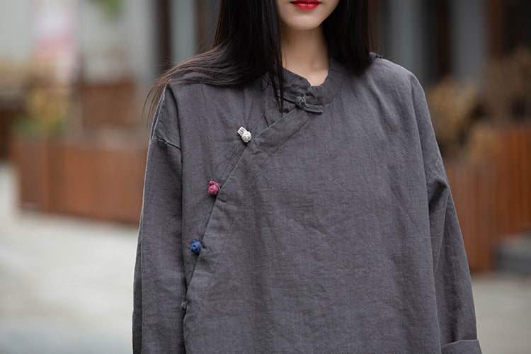 Lotus Linen Blouse