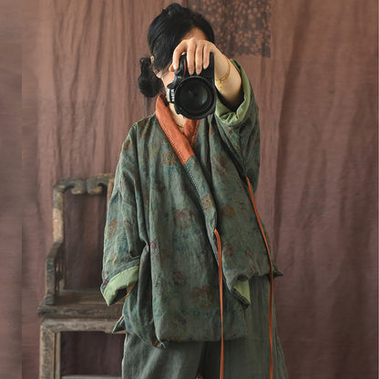 Vintage Bloom Contrast Jacket