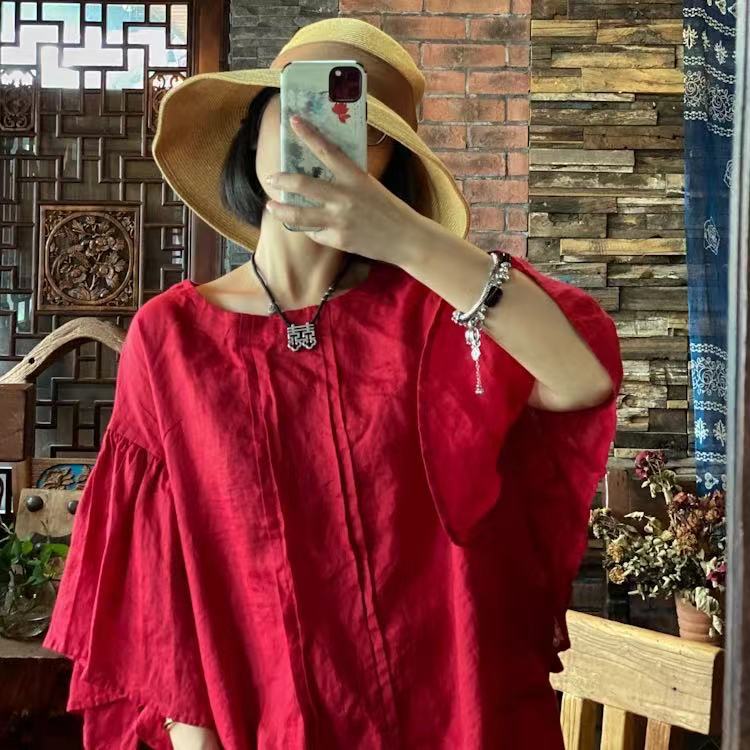 Blusa rubí vintage