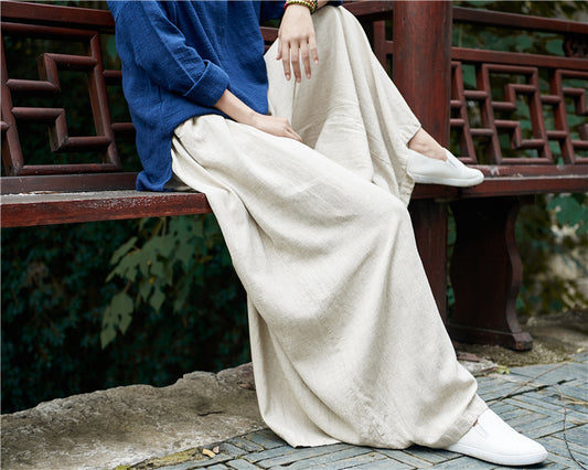 Breeze Wide Linen Pants