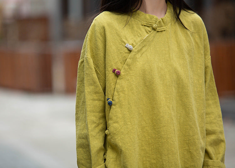 Lotus Linen Blouse