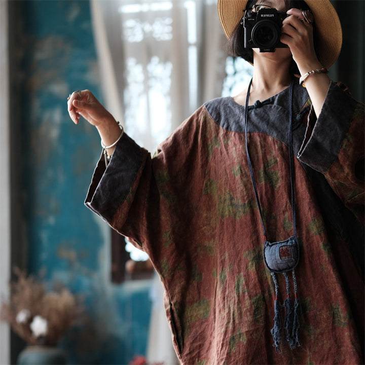 Liora Vintage Linen Tunic Dress