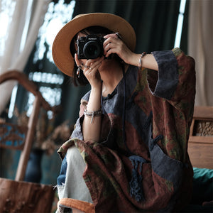 Liora Vintage Linen Tunic Dress